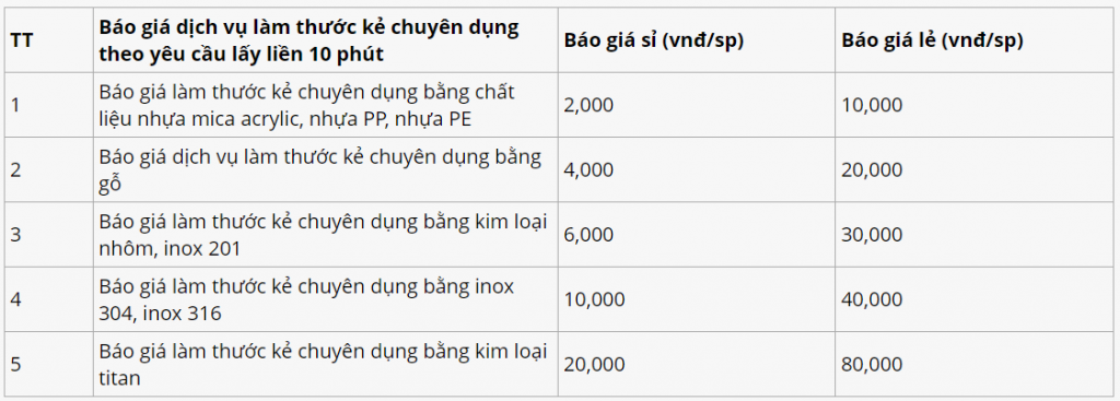 Báo giá dịch vụ làm thước kẻ quân sự, thước kẻ tác chiến, thước kẻ đồ bản, thước kẻ dẫn đường không quân, thước kẻ kỹ thuật, thước kẻ hàng hải, thước kẻ hải quân, thước kẻ xây dựng, thước kẻ phong thủy