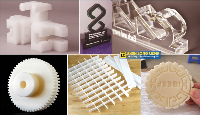 Gia công Laser CNC tạo hình trên nhựa theo yêu cầu các sản phẩm khuôn mẫu, chi tiết máy và kỷ niệm chương