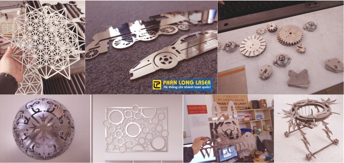 Gia công cắt kim loại tạo hình mô hình theo yêu cầu tại xưởng Phan Long Laser Hải Phòng