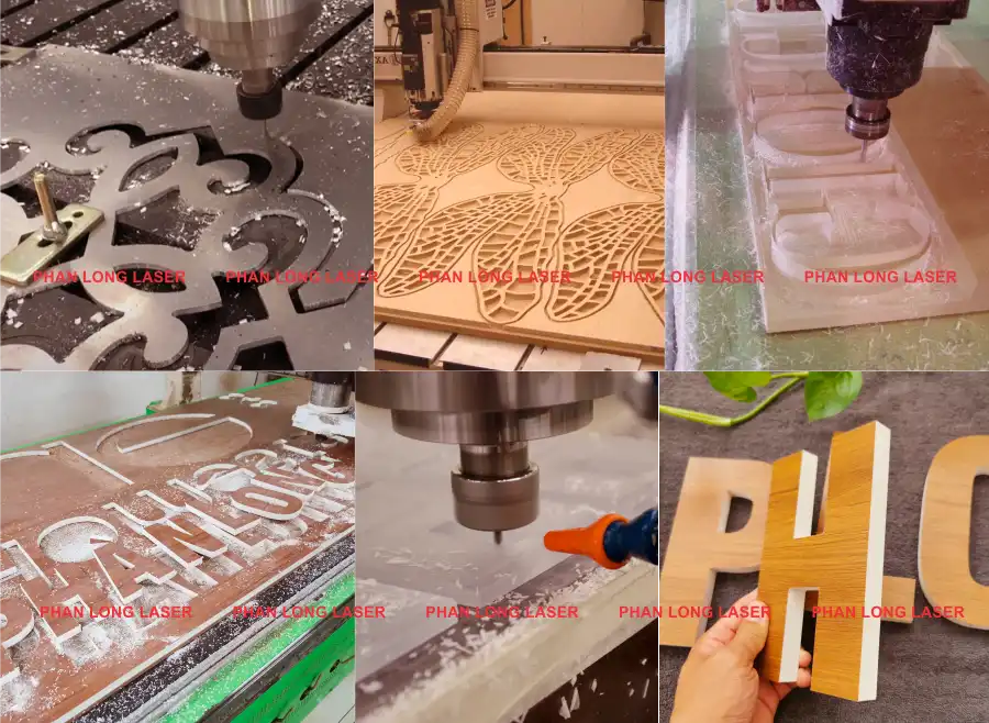 Cắt cnc tạo hình trên kim loại gỗ nhựa mica khu vực Quận 1, Quận 4, Sài Gòn Cắt cnc tạo hình trên kim loại nhôm, gỗ, nhựa khu vực Quận 1, Quận 4, Sài Gòn