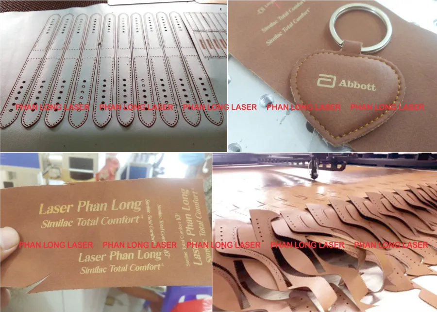 Cắt da bằng laser cnc và khắc laser logo nội dung lên da bò, da dê, da cá sấu, da đà điểu, da simili, da nhân tạo PU, da tổng hợp da công nghiệp tại Quận 8 và Quận Phú Nhuận Cắt laser cnc trên da và khắc chữ khắc tên khắc logo lên da theo yêu cầu tại Quận 8, Phú Nhuận, Sài Gòn