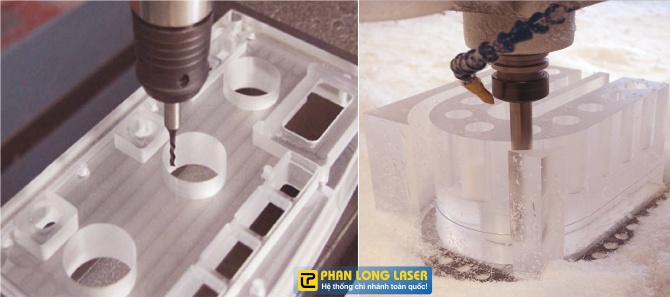 Sử dụng máy cắt khắc Laser CNC để gia công trên nhựa đảm bảo hiệu quả cao