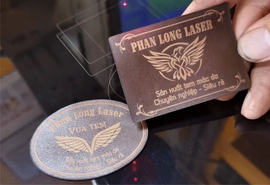 Gia công khắc laser logo hoa văn nội dung lên tem nhãn mác theo yêu cầu tại An Giang, Kiên Giang, Bạc Liêu, Cà Mau, Trà Vinh, Sóc Trăng, Hậu Giang, Vĩnh Long, Đồng Tháp, Long An, Tiền Giang, Bến Tre, Tây Ninh