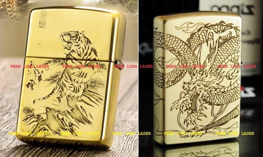 Khắc logo hình hổ và hình rồng theo yêu cầu lên bật lửa Zippo tại Đà Nẵng, Hải Châu, Liên Chiểu, Thanh Khê, Mỹ Khê, Hòa Vang, Sơn Trà, Cẩm Lệ, Ngũ Hành Sơn