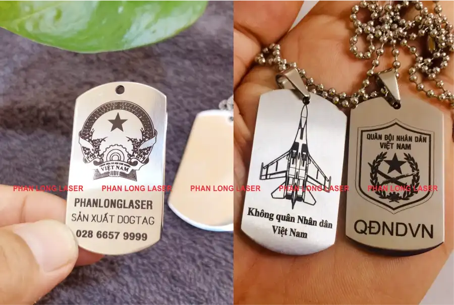 Khắc logo quốc huy, khắc logo không quân, khắc logo quân đội nhân dân lên mặt dây chuyền dogtag inox Khắc logo quốc huy, logo không quân, logo quân đội nhân dân tại Hải Phòng, Kiến An, Đồ Sơn, An Dương, An Lão, Thủy Nguyên, Lê Chân, Hồng Bàng, Ngô Quyền