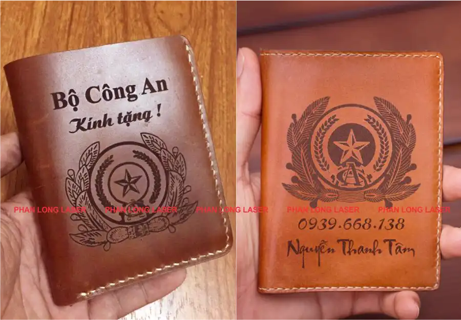 Khắc logo bộ công an lên ví da bóp da theo yêu cầu lấy ngay lấy liền giá rẻ Khắc logo bộ công an lên ví da bóp da tại Hải Phòng, An Dương, Thủy Nguyên, An Lão, Kiến An, Đồ Sơn, Vĩnh Bảo, Lê Chân, Hồng Bàng, Ngô Quyền