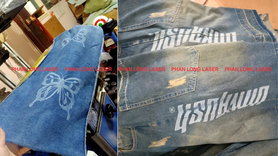 Khắc logo hoa văn lên vải bằng laser, khắc vải laser theo yêu cầu tại Quận 2 Quận 3 Sài Gòn