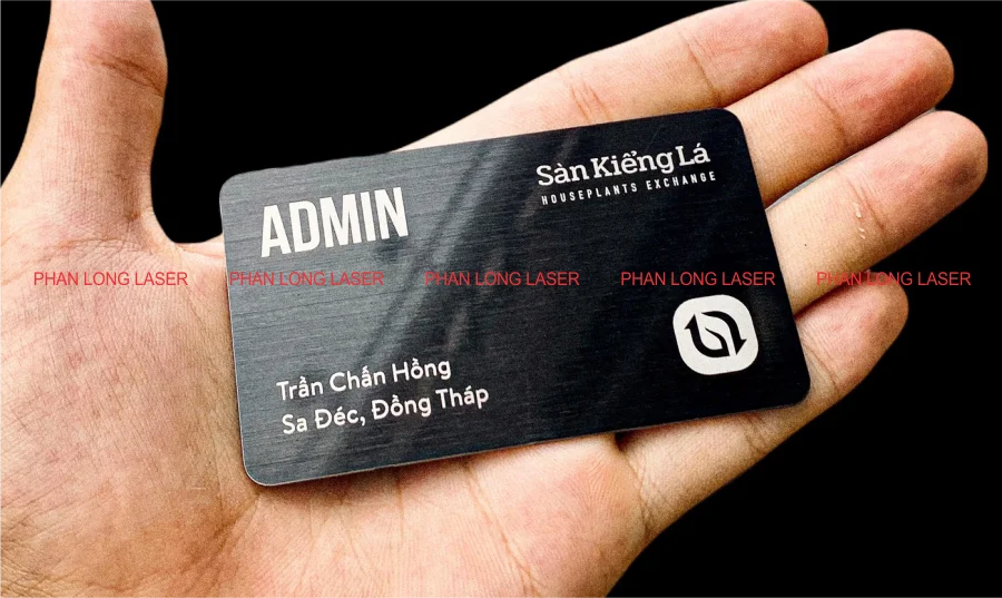 Làm danh thiếp name card visit bằng kim loại nhôm anode tại Đồng Nai, Bà Rịa Vũng Tàu, Tây Ninh Bình Dương, Bình Phước, Bình Thuận, Ninh Thuận, Khánh Hòa