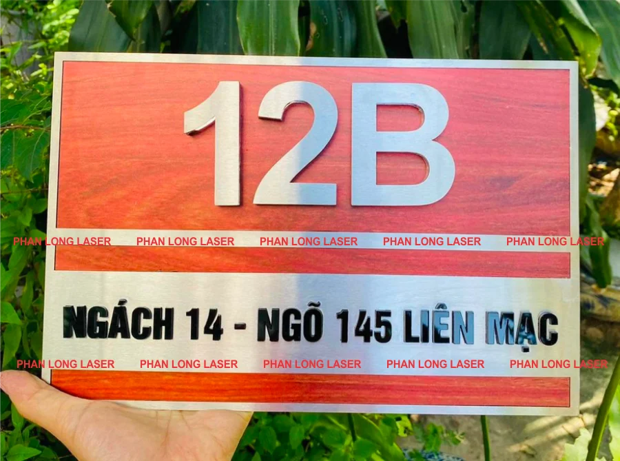 Làm biển bảng số nhà bằng chất liệu gỗ nhựa mica inox tại Quận 1, Quận 3, Quận 5, Quận 7, Quận 9, Quận 11, Quận 12, Quận 10, Quận 2, Quận 4, Quận 6, Quận 8, Sài Gòn, Tphcm