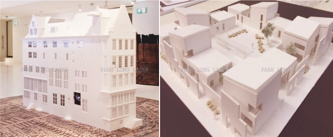 Cắt Laser Cnc formex làm mô hình kiến trúc, mô hình tòa nhà tại Hà Nội và Sài Gòn